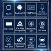 12.3" Inch 2 Din 4G LTE Car Android Radio Stereo Video Player GPS Universal Wireless Carplay Auto Multimedia Stereo 360 View