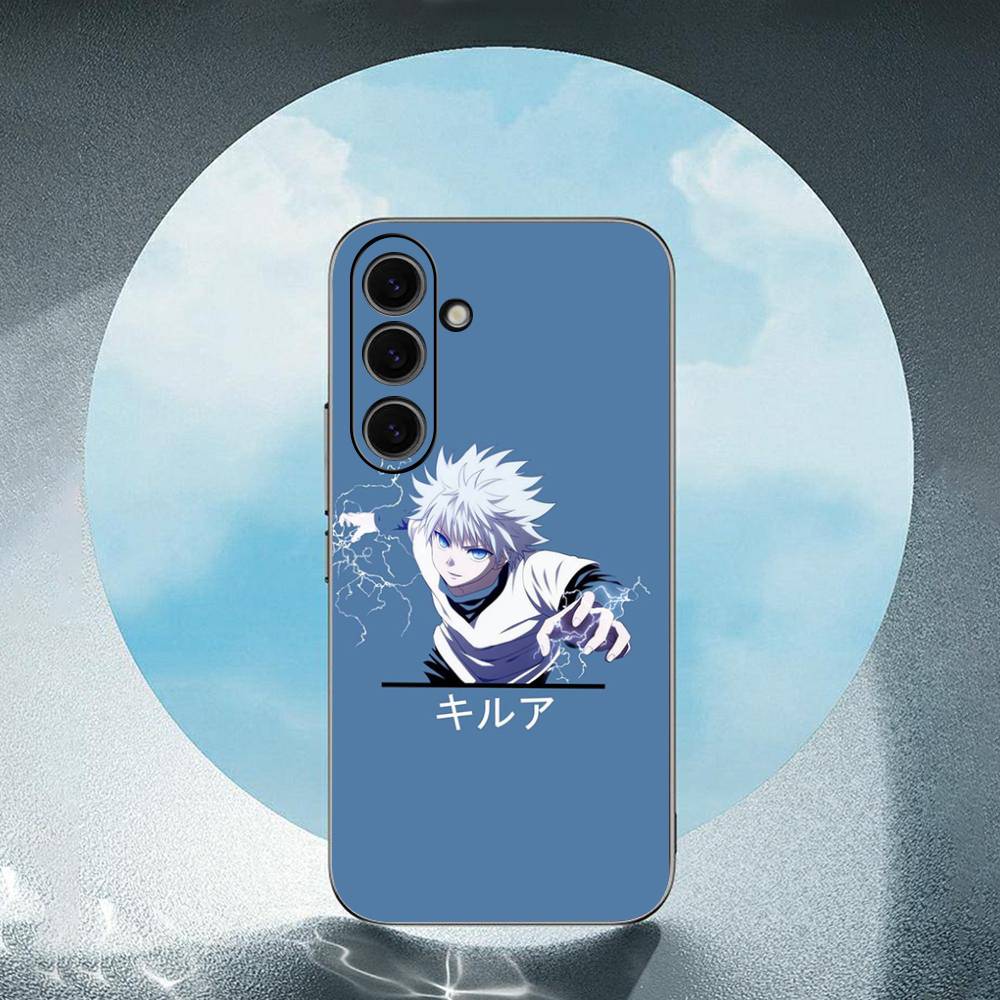 Anime Hunter X Hunter Killua Zaoldyeck For Samsung Galaxy S23 S24 S25 Ultra S22 Plus S21 Black Soft Case Waterproof Soft Case