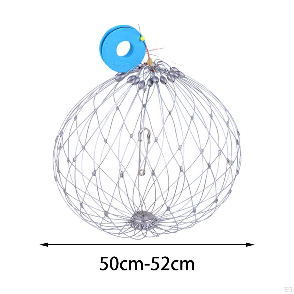 Fishing Crab Trap Net Automatic Open Closing Fish Cage
