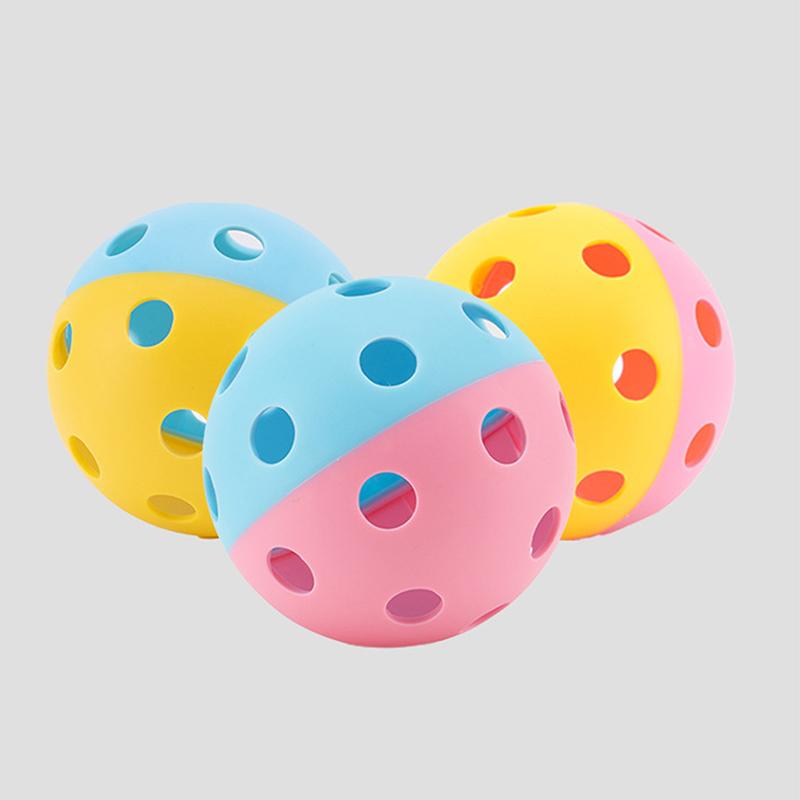 Pickleball Balls Two-Colors-Combined Indoor/Outdoor Training Pickleball Strong Flight Stability & Rebound Outdoor Sports Gear