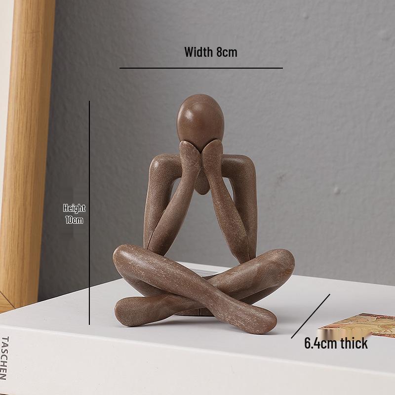 

Креативна абстрактна фігурка Пластикова кімнатна прикраса для вхідного холу Художня декорація