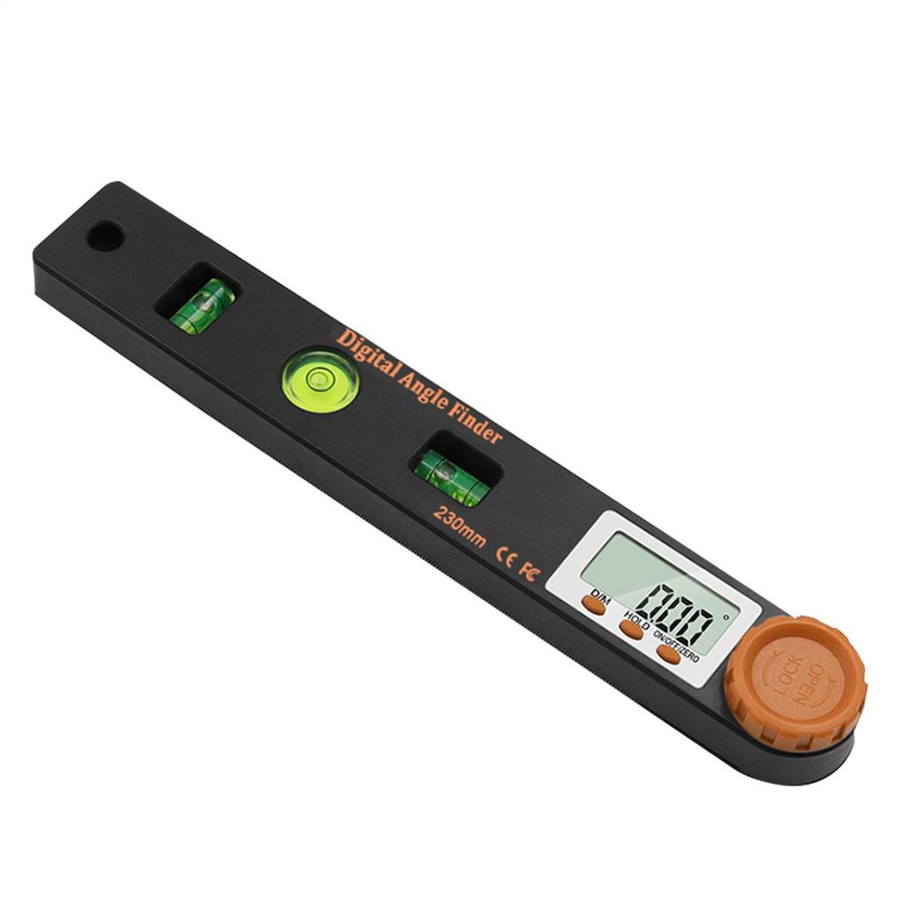 230mm 4 In 1 Digital Protractor Angle Ruler Spirit Level Ruler Woodworker Angle Protractor Measuring Tools