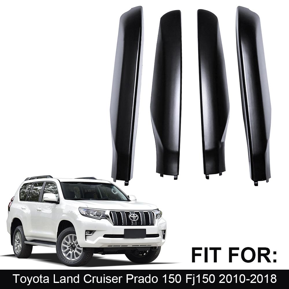 4PCS Car Roof Rack Rail End Cover Shell Replace for Toyota Land Cruiser Prado 150 FJ150 2010-2015 2016 2017 2018 Car Accessories