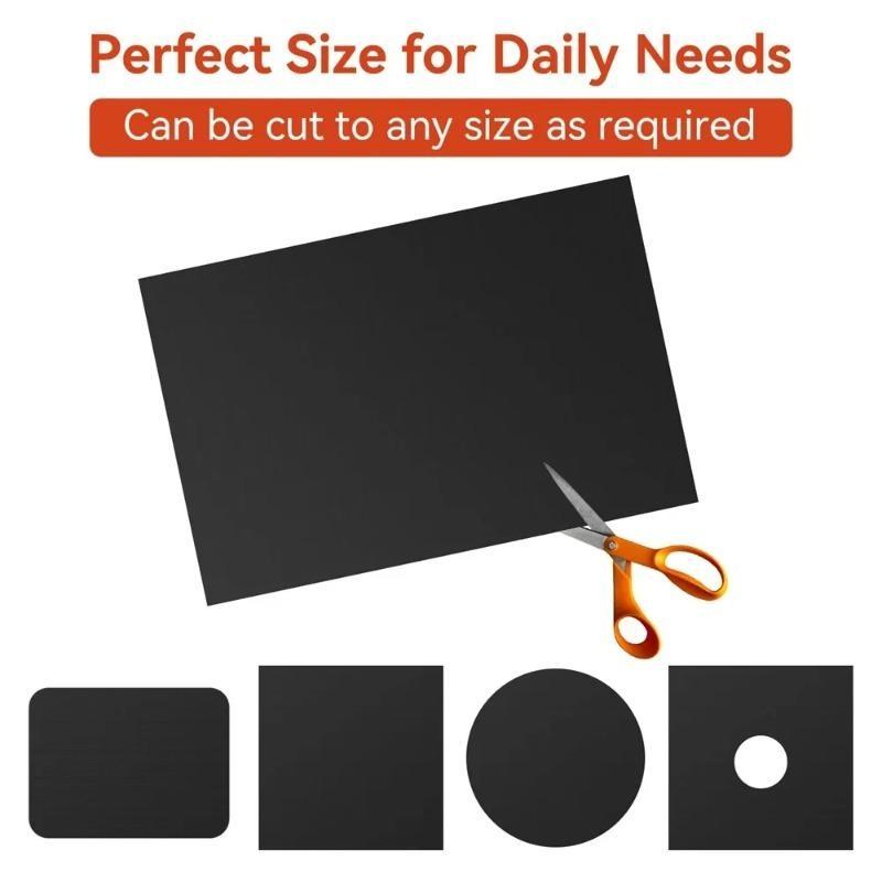 5Pcs 33X40cmX0.2mm BBQ Barbecue Mat Oven Mat High Temperature Resistant Non-stick Barbecue Mat Baking Paper BBQ Accessories