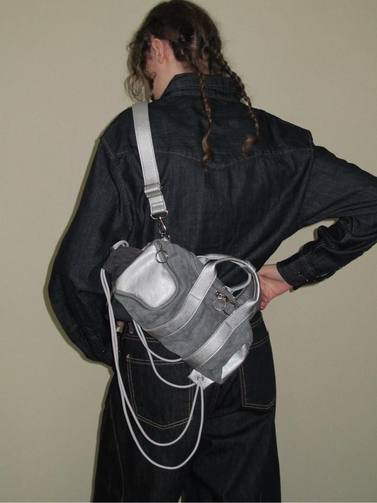 Fillintheblank Gig 3-Way Bag (Silver)