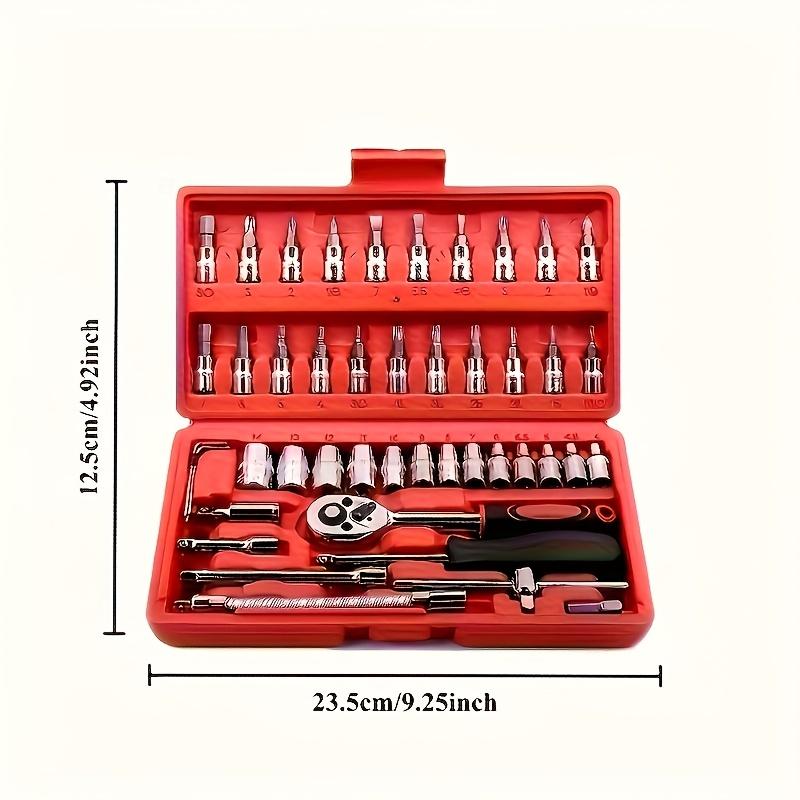 46/151pcs Car Emergency Repair Tool Kit