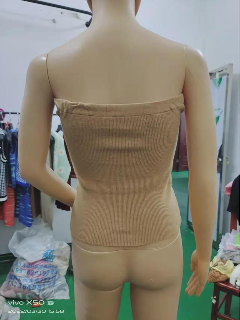 Damen 2024 Trendiges Rückenfreies Stricktanktop – Europäischer & Amerikanischer Stil