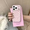 Korean Style Polka Dot iPhone Case, Compatible with 13, 14, 15 Pro & 17 Pro, Full Coverage, Magnetic, Matcha Green.