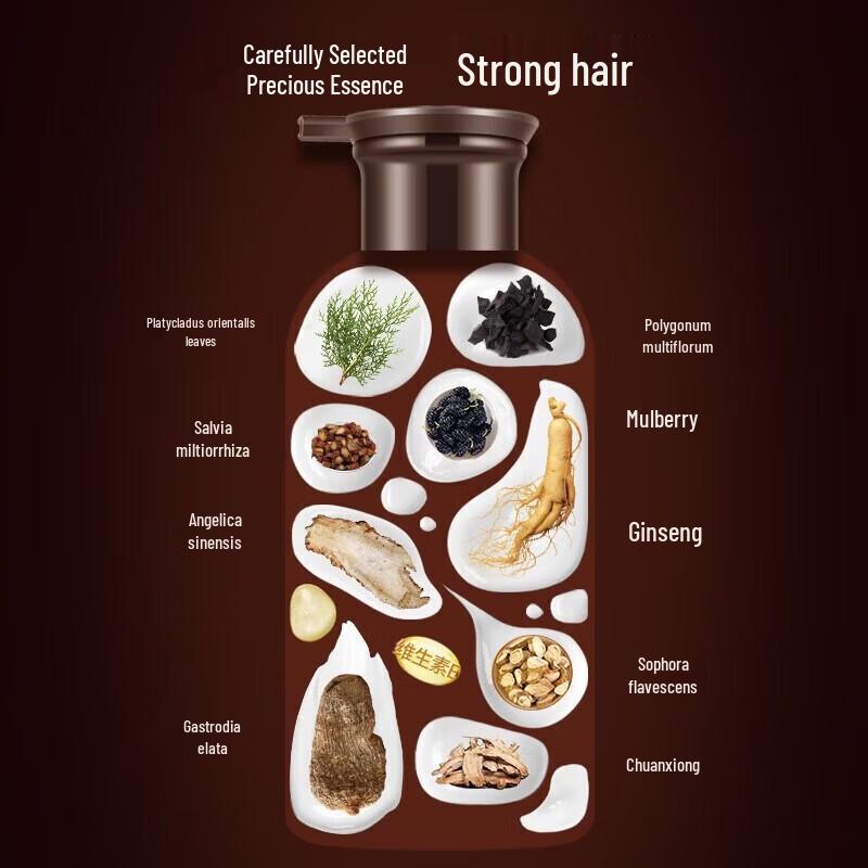 Fenghua Nine Herbal Extracts Anti-Hair Loss Shampoo