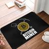 Bitcoin Cryptocurrency Crypto Digital Code Doormat Mat Anti-Slip BTC Blockchain Bath Kitchen Garage Rug Carpet 40*60cm