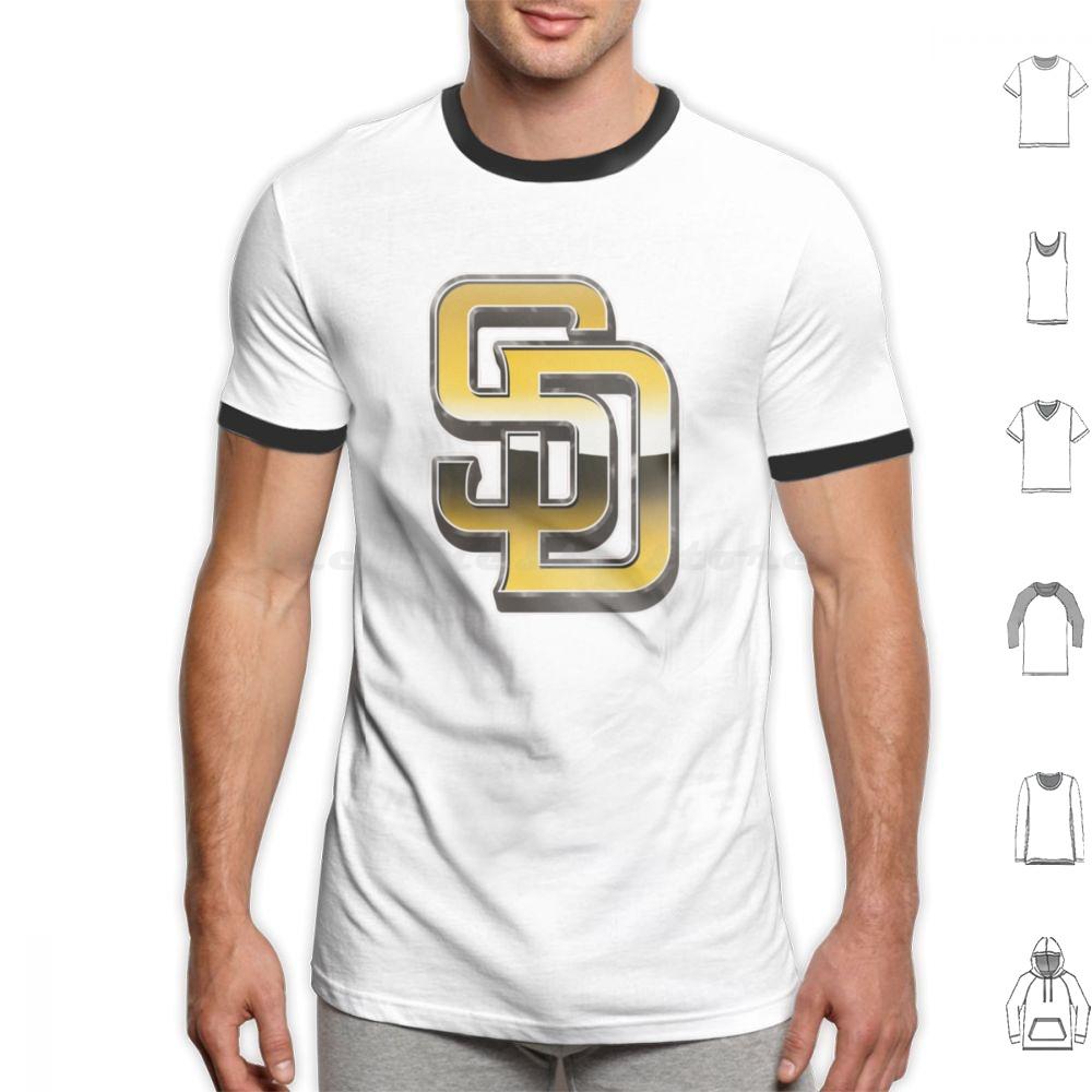 SportsSan Diego Baseball T-Shirt 6XL Baumwolle Cooles Shirt Sport Sport Baseball Schmutz darauf reiben Baseballspieler Baseballfan Lustig