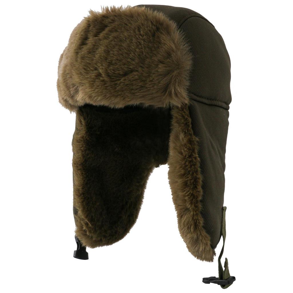 Men's Winter Camouflage Plush Lei Feng Hat with Ear Protection - Windproof Pilot Motorcycle Cap