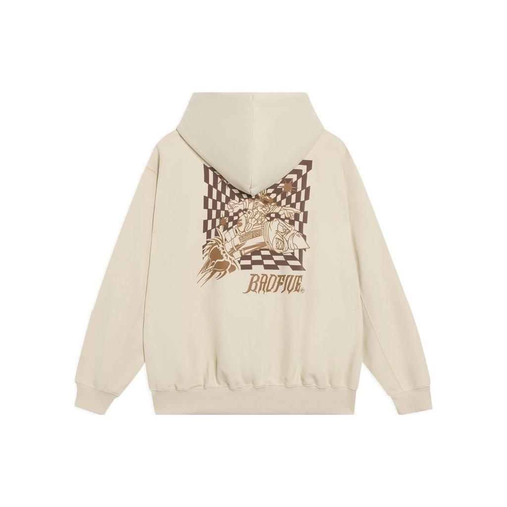 Li Ning Badfive Sweatshirt Unisex Light Milk Umber AWDT091-6