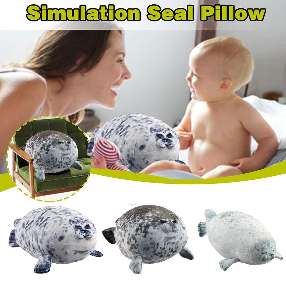 20CM Fat Plush Foca Gorda Seal Toy Stuffed Animal Foca Guatona Peluche Soft Doll Sleeping Pillow Cute Sea Lion Doll Gift