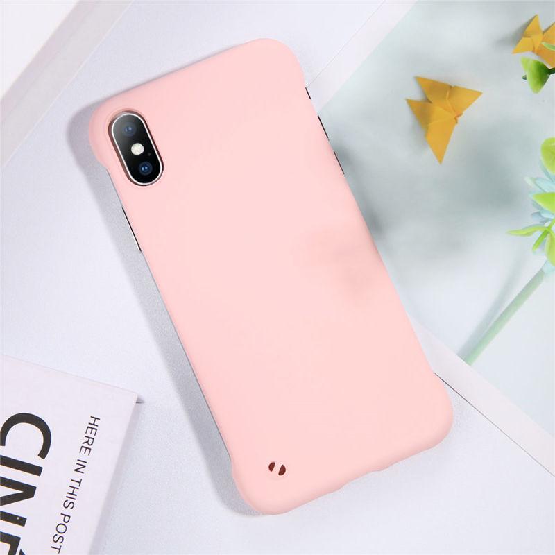 Buy Frameless Candy Color Matte Case For iPhone X XR XS Max 7 8 6 6S ...