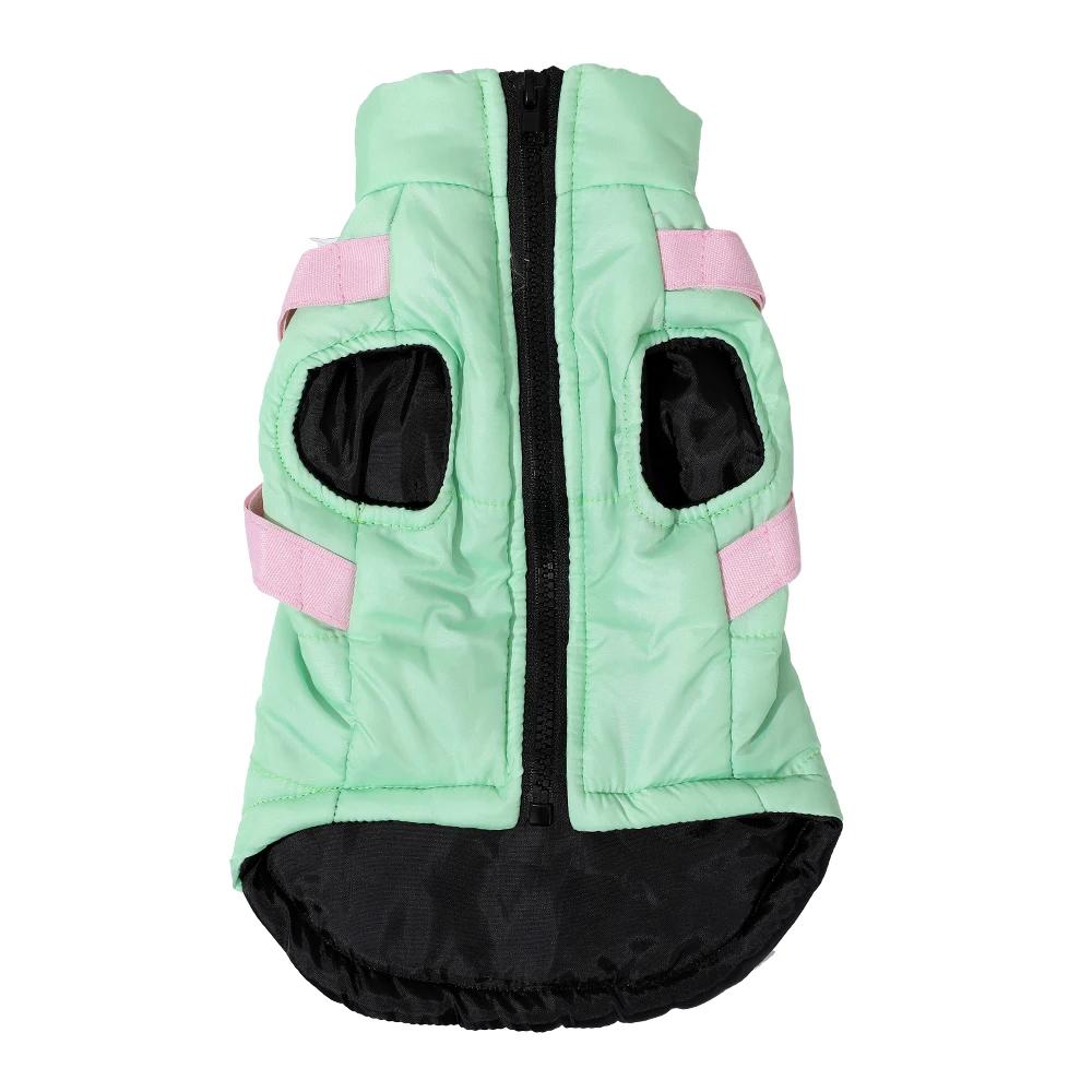 Soft Cozy Cat Clothes Autumn Winter Warm Cat Coat Vest For Small Medium Dog Kitty Jacket With Harness Pocket Pet Costume Outfits