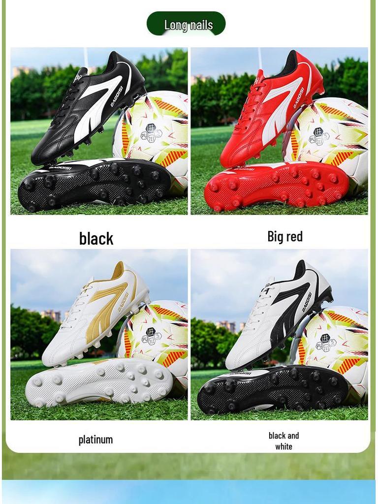 Cross-border World Cup Youth Predator Turf Soccer Shoes with Long Spikes