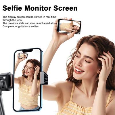 Wireless Monitor Rear Camera Screen Smartphone Selfie Magnetic Screen For Vlog Live Stream Video Recording Outdoor Selfie Tool