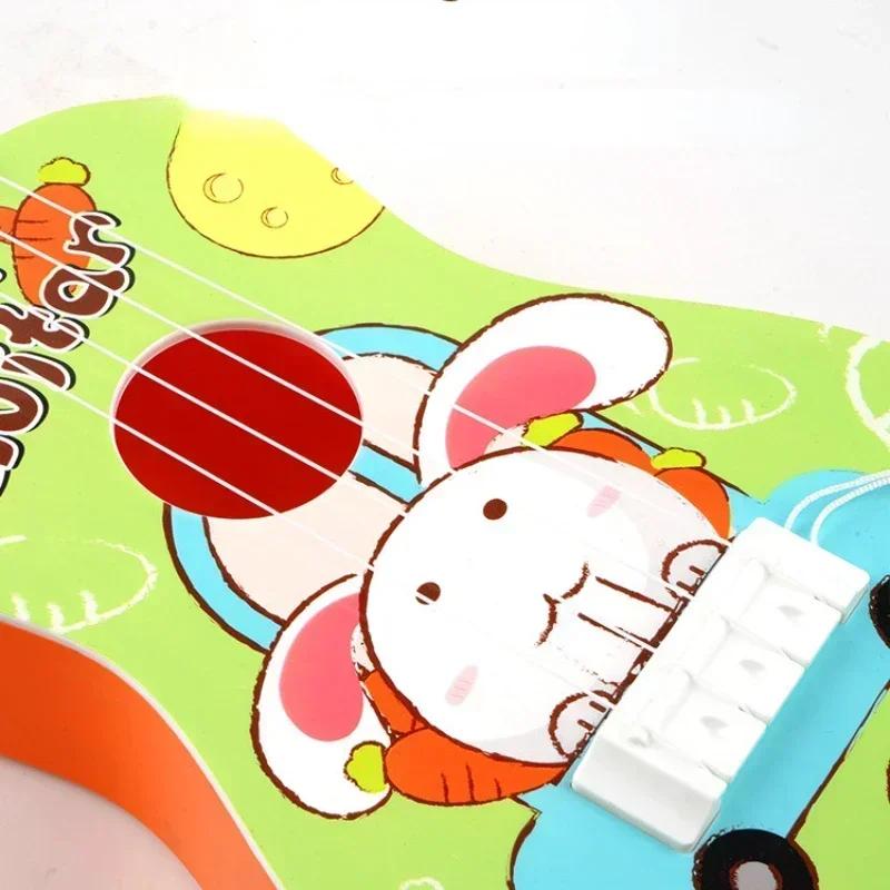 Kids Guitar Musical Instrument Ukulele Musical Montessori Toys for Children Learning Educational Toys Christmas Birthday Art Toy
