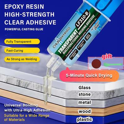 Super Starker Kleber für Metall,Kunststoff,Keramik,Glas,etc Marmor-Universeller Hochtemperaturbeständiger Schnelltrocknender Epoxidharzklebstoff