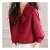 Navava Romantic Ribbon Neck Blouse Nb1247