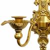Iron Wall Candle Holder, Minimalist Vintage Design Gold Candlestick, Metal