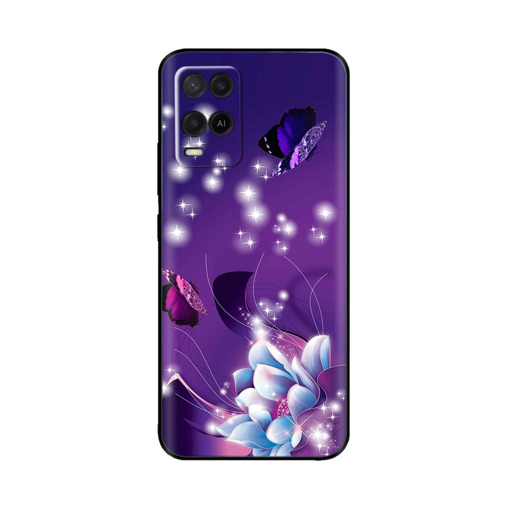 For Oppo A54 A74 Case Soft Black Silicone TPU Phone Back Cover for Oppo A54 4G CPH2239 A54 5G CPH2195 A74 4G 5G Case Cover Coque