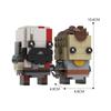 Adventure God of Wared Kratos and Atreus Brickheadz Action Figures Building Blocks Set Game Characters Bricks Kids Toy Gifts
