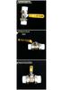 Volkswagen PPR Full Copper Ball Valve for Water Pipes, 20mm-25mm Switch Connector
