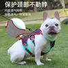 Three Stage Dog Harness Escape Proof Adjustable Pet Vest Harness with Leash Attachment