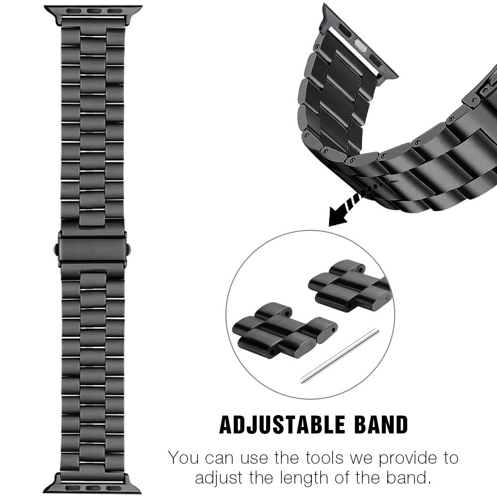 Metallarmband für Apple Watch Strap 46mm 42mm 45mm 44mm 40 41mm Ultra 3 2 1 49mm Modearmband iWatch Serie 11 10 9 8 7 6 5 SE3