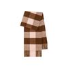 Womens Extra Long 100% Wool Scarf Winter Warm Plaid Shawl Soft Knitted Wrap Cold Weather