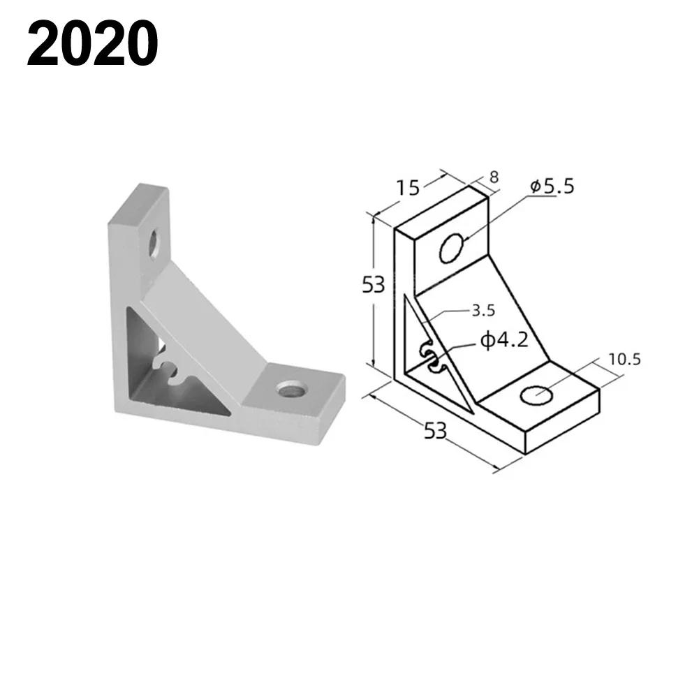 90 Degree Corner Angle Bracket Connection Joint Fastener For Aluminum Profile Inside Corner Bracket Fixed Connectors Fasteners