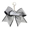 Versatile Glittering Bowknot Keychain Decorative Accessory for Purses Wallets Cheerleader Inspired Key Holder