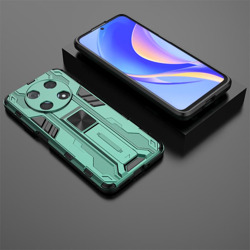 For Hauwei Nova Y90 Case Camera Protect Car Magnetic Stand Phone Case For Huawei Nova Y90 Y 90 90Y Armor Shockproof Back Cover