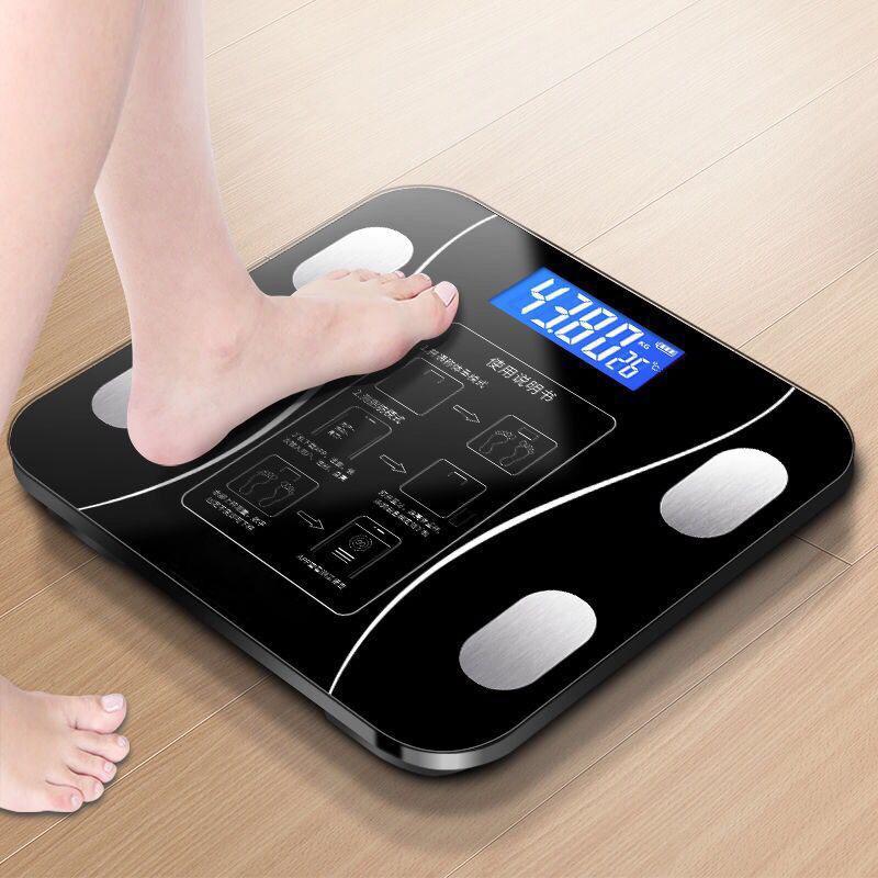 Smart Electronic Body Scale with Charging Capability - Measures Weight, Height, and Body Fat