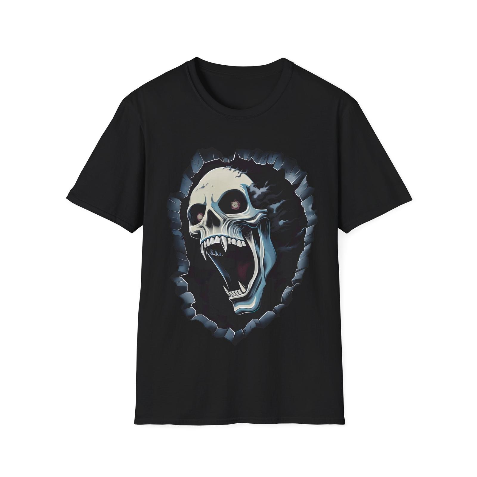Skeleton Skull T-Shirt Skeleton T Shirt Gift Idea Here s Johnny T-Shirt S