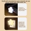 USB Night Light Star Shape Night Lamps for Kids USB Charging Cute Star Lamp 2 Colors Light Up Decor for Bathroom Bedroom Wall