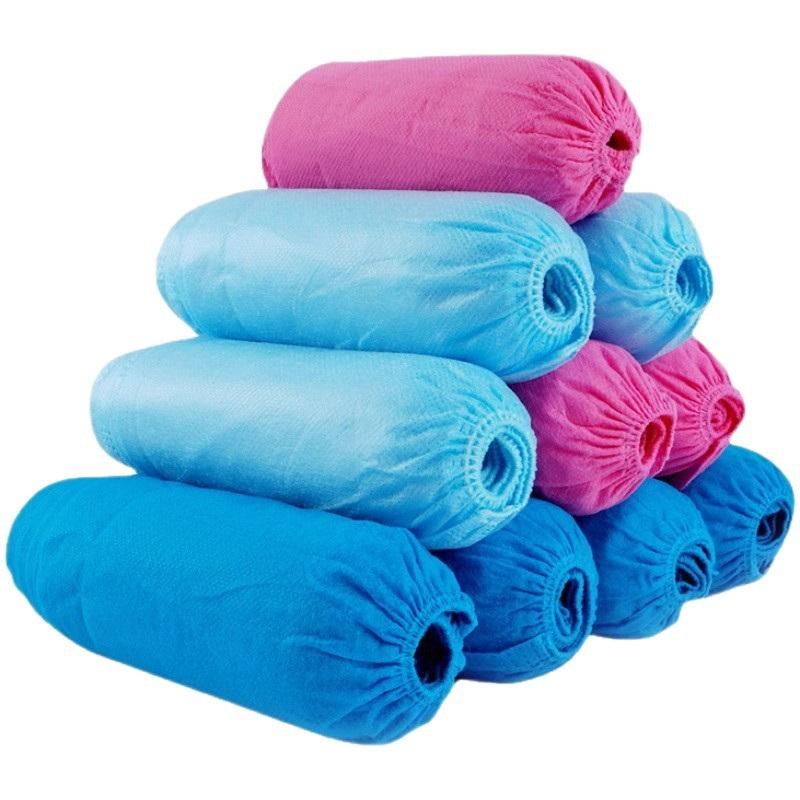 100Pcs Disposable Non Slip Shoe Covers Dust Proof Foot Coverings for Computer Room Data Center Clean Workshop Use