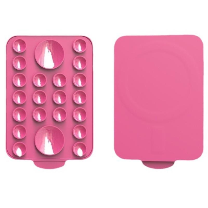 For Magsafe Magnetic Phone Holder Suction Cup Silicone Magnet Wall Mount Stand For IPhone 12/13/14/15 Universal Bracket