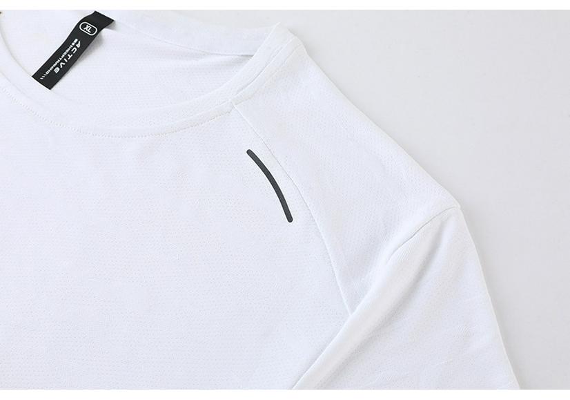 2024 Men's Quick-Dry Short-Sleeve Fitness Running T-Shirt for Outdoor Sports