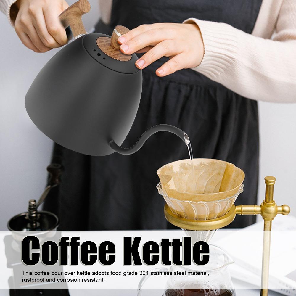 Ergonomic Handle Gooseneck Kettle 800ml Capacity Coffee Kettle For Pour Over Dripper