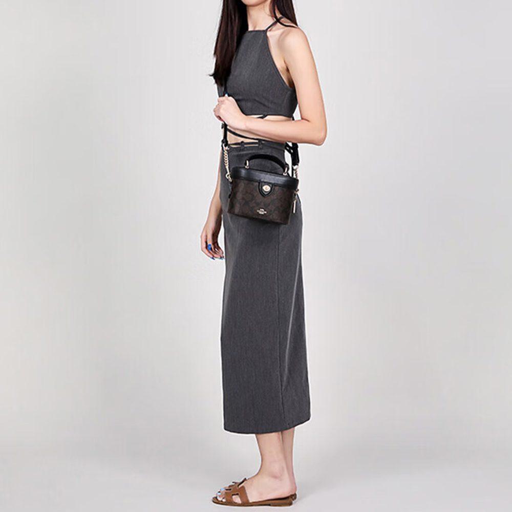 Coach Kay 20 Crossbody Bag Small Brown/Black 78277-IMAA8