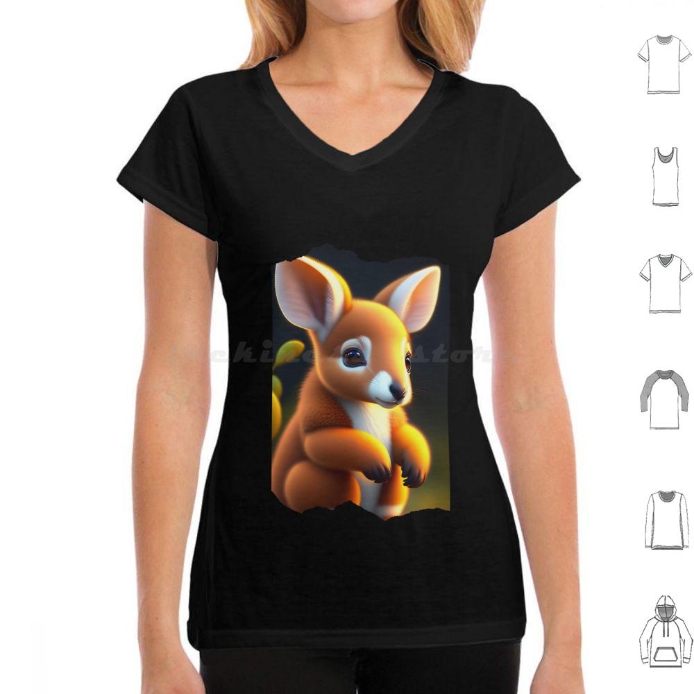 Cute Animals  Animal  Animals  Legendary Animals  Cute Kango T Shirt 6xl Cotton Cool Tee Animals Cute Animal Legendary Kango