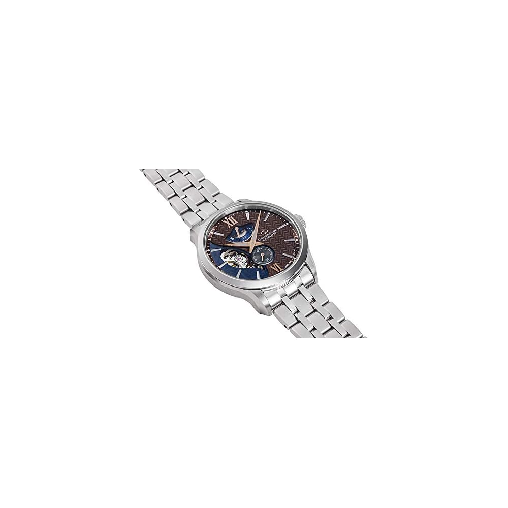 Orient Star Automatic Mechanical Watch Layered Skeleton Open Heart RK-AV0B02Y Men's Brown 2-Year Warranty Japan Made