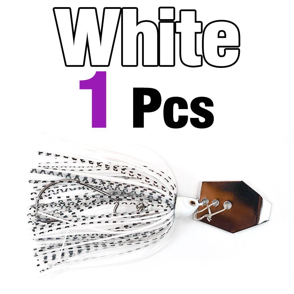 12g Chatterbait Fishing Lure Bladed Jig Buzz Bait Chatter Bait Silicone Skirting Lures Bass Jigs Spinnerbait