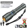 10000LM Ultra Bright Dual Light Source Flashlight Rechargeable Waterproof Emergency Lighting Spotlight Outdoor Camping Torch
