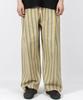 Deumakeu M Vintage Stripe Wide Pants Sage Green