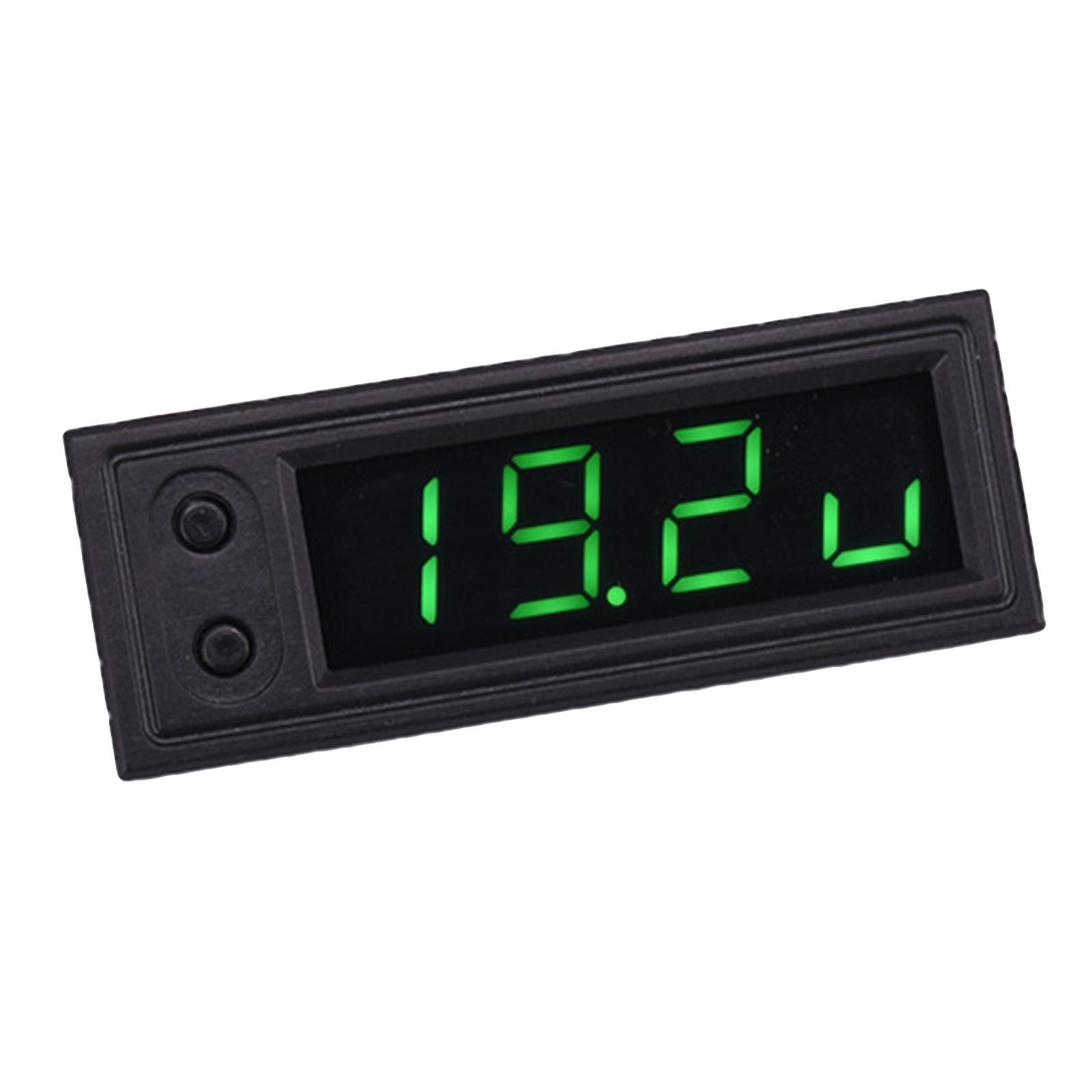 Автомобильные часы вольтметр термометр прочные универсальные аксессуары