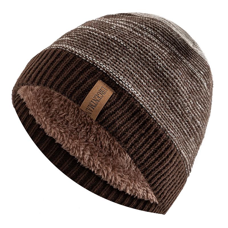 New Unisex Winter Hats Casual Warm Beanie Cap For Men And Women Letter Label Winter Knitted Hats